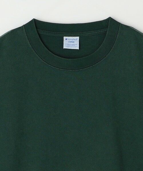 SHIPS / シップス Tシャツ | 【SHIPS any別注】Champion: ブリーチ ドルマン キャンプポケット Tシャツ◇ | 詳細21