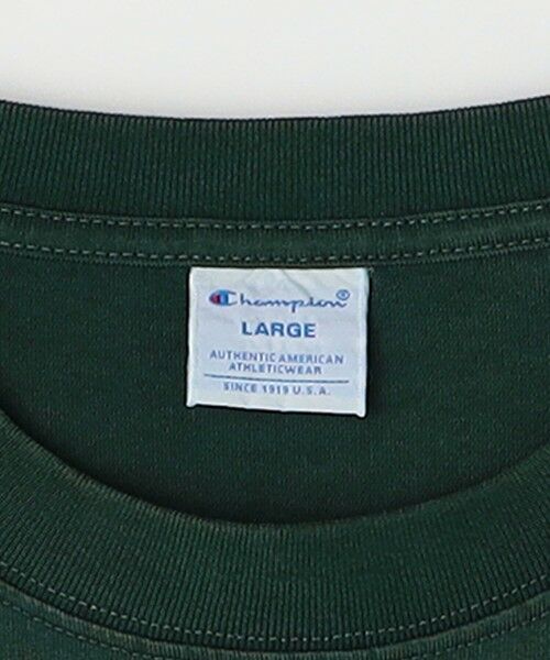SHIPS / シップス Tシャツ | 【SHIPS any別注】Champion: ブリーチ ドルマン キャンプポケット Tシャツ◇ | 詳細22