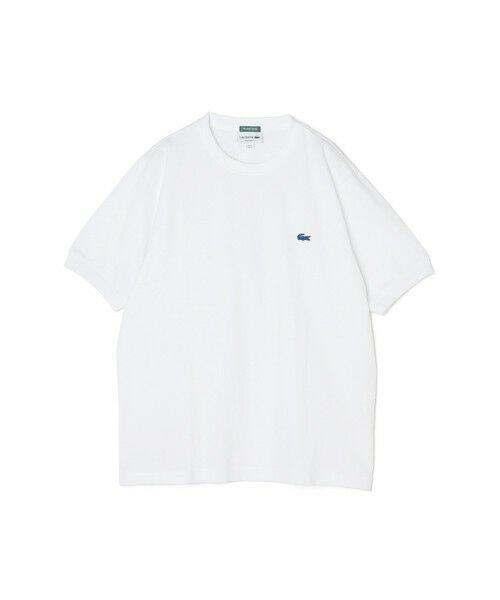 SHIPS / シップス Tシャツ | 【SHIPS any別注】LACOSTE: ワンポイント ロゴ ピケ クルーネック Tシャツ 24SS◇ | 詳細5