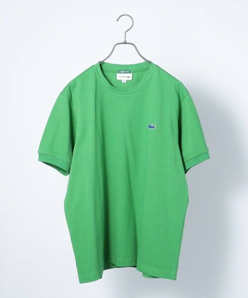 SHIPS / シップス Tシャツ | 【SHIPS any別注】LACOSTE: ワンポイント ロゴ ピケ クルーネック Tシャツ 24SS◇ | 詳細12