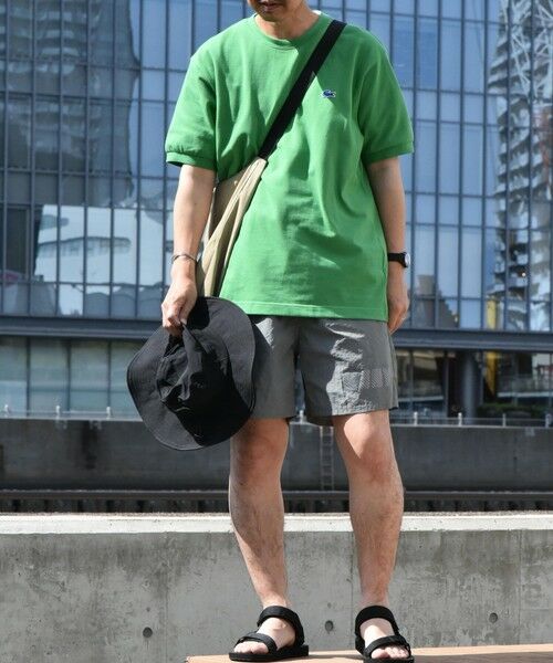 SHIPS / シップス Tシャツ | 【SHIPS any別注】LACOSTE: ワンポイント ロゴ ピケ クルーネック Tシャツ 24SS◇ | 詳細8