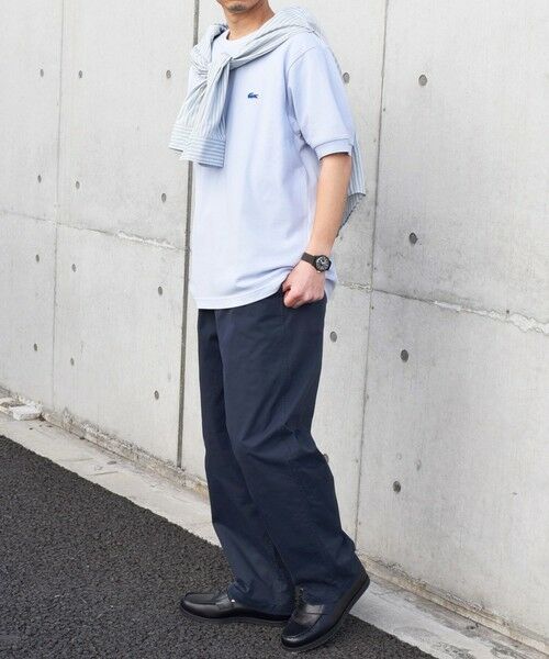 SHIPS / シップス Tシャツ | 【SHIPS any別注】LACOSTE: ワンポイント ロゴ ピケ クルーネック Tシャツ 24SS◇ | 詳細15