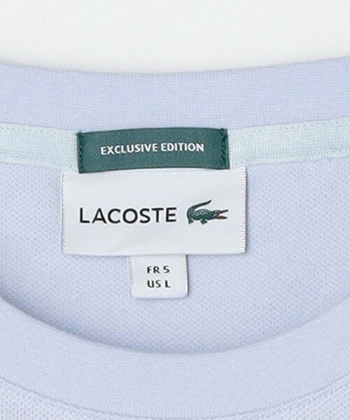 SHIPS / シップス Tシャツ | 【SHIPS any別注】LACOSTE: ワンポイント ロゴ ピケ クルーネック Tシャツ 24SS◇ | 詳細19