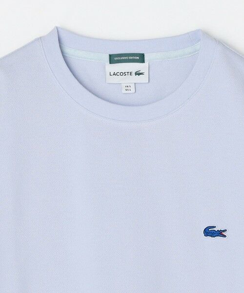 SHIPS / シップス Tシャツ | 【SHIPS any別注】LACOSTE: ワンポイント ロゴ ピケ クルーネック Tシャツ 24SS◇ | 詳細20