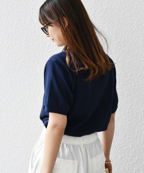 SHIPS / シップス Tシャツ | 【SHIPS any別注】LACOSTE: ワンポイント ロゴ ピケ クルーネック Tシャツ 24SS◇ | 詳細30