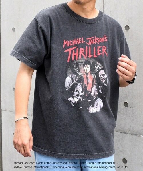 SHIPS / シップス Tシャツ | GOOD ROCK SPEED: ミュージック グラフィック プリント バンド Tシャツ◇(チャコールグレー)