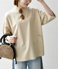 SHIPS / シップス Tシャツ | 【SHIPS any別注】Champion: ドルマン キャンプポケット Tシャツ 25SS◇