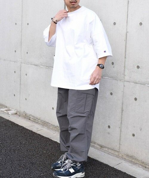 SHIPS / シップス Tシャツ | 【SHIPS any別注】Champion: ドルマン キャンプポケット Tシャツ 25SS◇ | 詳細3