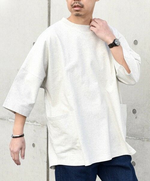 SHIPS / シップス Tシャツ | 【SHIPS any別注】Champion: ドルマン キャンプポケット Tシャツ 25SS◇ | 詳細14