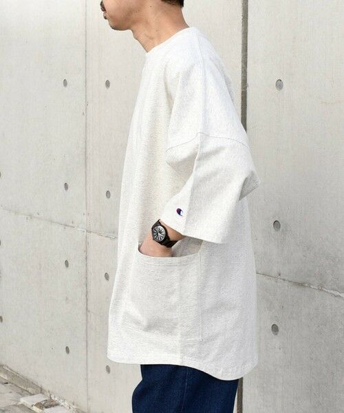 SHIPS / シップス Tシャツ | 【SHIPS any別注】Champion: ドルマン キャンプポケット Tシャツ 25SS◇ | 詳細15