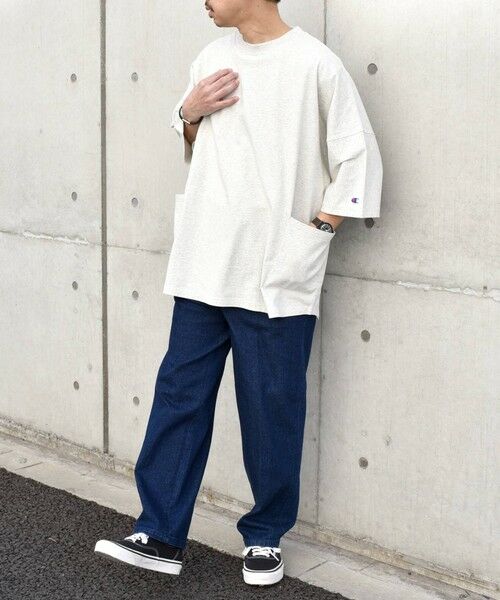 SHIPS / シップス Tシャツ | 【SHIPS any別注】Champion: ドルマン キャンプポケット Tシャツ 25SS◇ | 詳細10