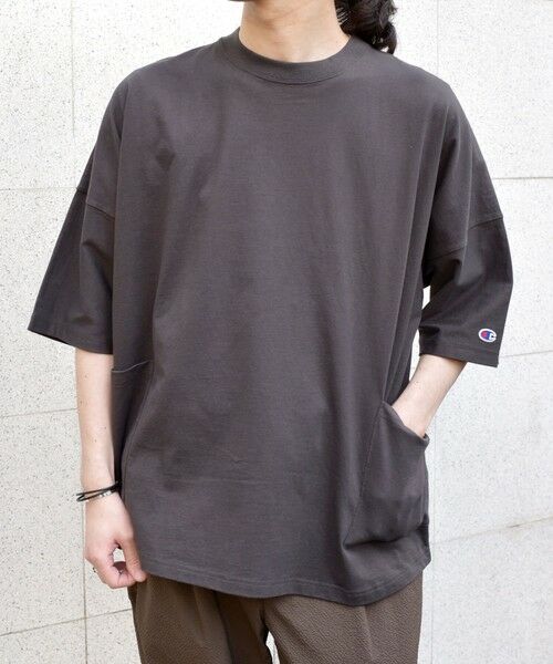 SHIPS / シップス Tシャツ | 【SHIPS any別注】Champion: ドルマン キャンプポケット Tシャツ 25SS◇ | 詳細26