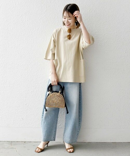 SHIPS / シップス Tシャツ | 【SHIPS any別注】Champion: ドルマン キャンプポケット Tシャツ 25SS◇ | 詳細30