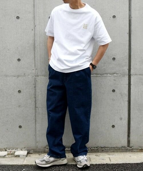 SHIPS / シップス Tシャツ | 【WEB限定】SHIPS any: BLAH BLAH BLAH.ワンポイント 刺繍 ルーズ Tシャツ(ユニセックス)◇ | 詳細2