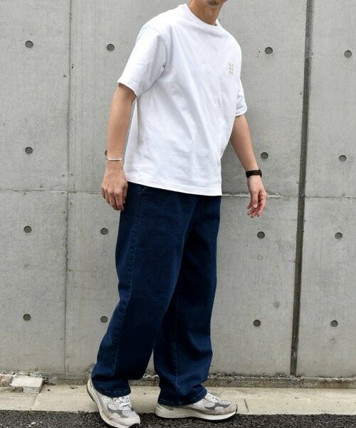 SHIPS / シップス Tシャツ | 【WEB限定】SHIPS any: BLAH BLAH BLAH.ワンポイント 刺繍 ルーズ Tシャツ(ユニセックス)◇ | 詳細3