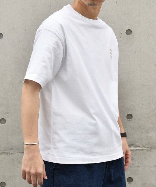 SHIPS / シップス Tシャツ | 【WEB限定】SHIPS any: BLAH BLAH BLAH.ワンポイント 刺繍 ルーズ Tシャツ(ユニセックス)◇ | 詳細6