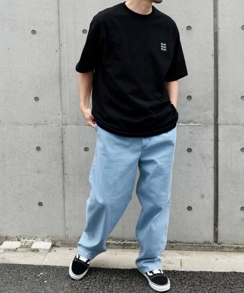 SHIPS / シップス Tシャツ | 【WEB限定】SHIPS any: BLAH BLAH BLAH.ワンポイント 刺繍 ルーズ Tシャツ(ユニセックス)◇ | 詳細19