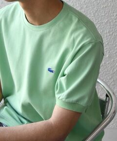 SHIPS / シップス Tシャツ | 【SHIPS any別注】LACOSTE: ワンポイント ロゴ ピケ クルーネック Tシャツ 25SS◇