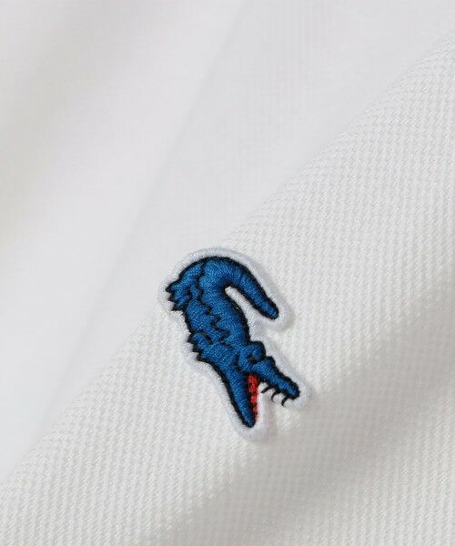 SHIPS / シップス Tシャツ | 【SHIPS any別注】LACOSTE: ワンポイント ロゴ ピケ クルーネック Tシャツ 25SS◇ | 詳細8