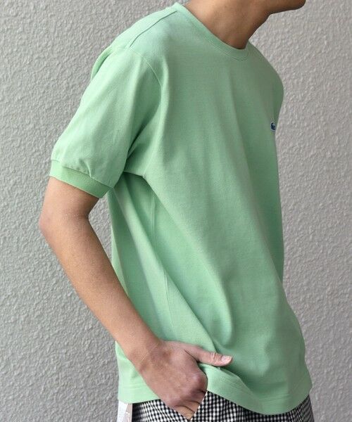 SHIPS / シップス Tシャツ | 【SHIPS any別注】LACOSTE: ワンポイント ロゴ ピケ クルーネック Tシャツ 25SS◇ | 詳細13