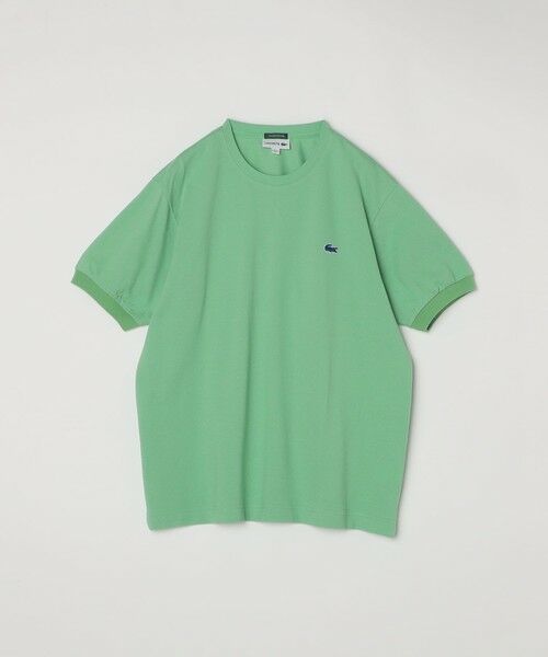 SHIPS / シップス Tシャツ | 【SHIPS any別注】LACOSTE: ワンポイント ロゴ ピケ クルーネック Tシャツ 25SS◇ | 詳細15