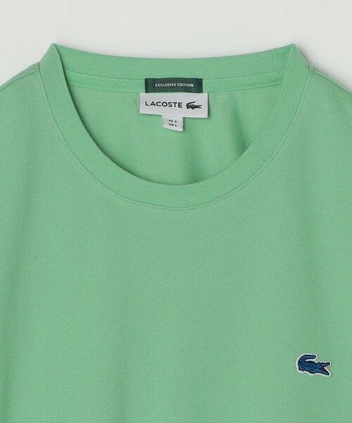 SHIPS / シップス Tシャツ | 【SHIPS any別注】LACOSTE: ワンポイント ロゴ ピケ クルーネック Tシャツ 25SS◇ | 詳細16