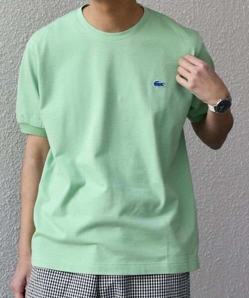 SHIPS / シップス Tシャツ | 【SHIPS any別注】LACOSTE: ワンポイント ロゴ ピケ クルーネック Tシャツ 25SS◇ | 詳細11