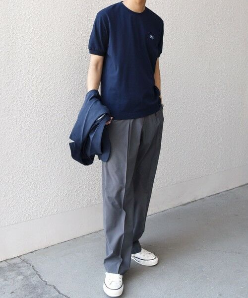 SHIPS / シップス Tシャツ | 【SHIPS any別注】LACOSTE: ワンポイント ロゴ ピケ クルーネック Tシャツ 25SS◇ | 詳細29