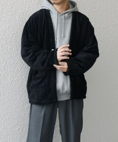 SHIPS / シップス カーディガン・ボレロ | 【WEB限定】SHIPS any: パイナップル フリース 1ボタン Vネック カーディガン◇