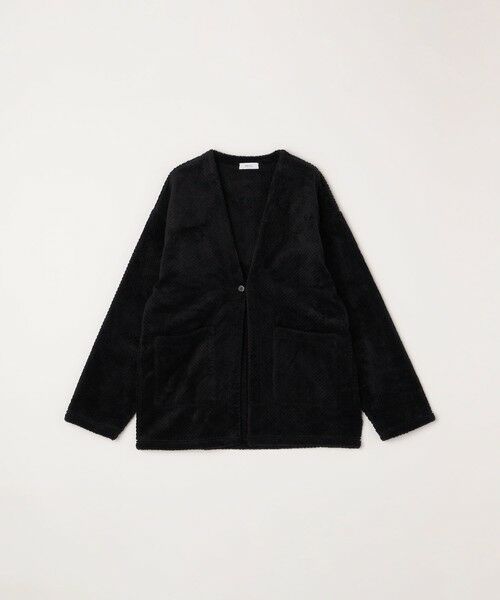 SHIPS / シップス カーディガン・ボレロ | 【WEB限定】SHIPS any: パイナップル フリース 1ボタン Vネック カーディガン◇ | 詳細6