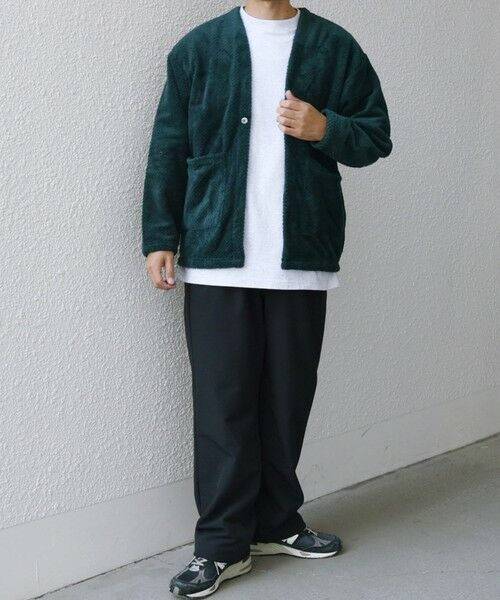 SHIPS / シップス カーディガン・ボレロ | 【WEB限定】SHIPS any: パイナップル フリース 1ボタン Vネック カーディガン◇ | 詳細19