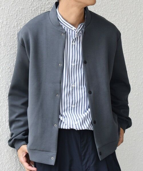 SHIPS / シップス カーディガン・ボレロ | SHIPS any: クリア ダンボール スナップ ボタン カーディガン (セットアップ対応)◆ | 詳細3