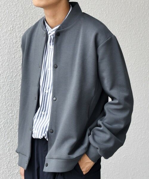 SHIPS / シップス カーディガン・ボレロ | SHIPS any: クリア ダンボール スナップ ボタン カーディガン (セットアップ対応)◆ | 詳細4