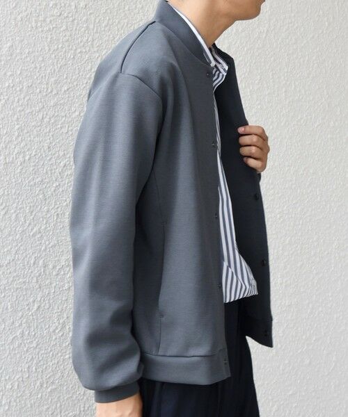 SHIPS / シップス カーディガン・ボレロ | SHIPS any: クリア ダンボール スナップ ボタン カーディガン (セットアップ対応)◆ | 詳細5