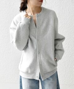 SHIPS / シップス カーディガン・ボレロ | 【SHIPS any別注】Champion: リバースウィーブ(R) クルーネック カーディガン◇