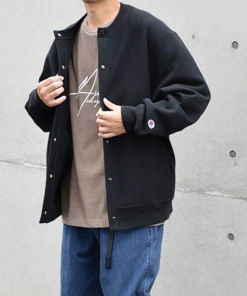 SHIPS / シップス カーディガン・ボレロ | 【SHIPS any別注】Champion: リバースウィーブ(R) クルーネック カーディガン◇ | 詳細18