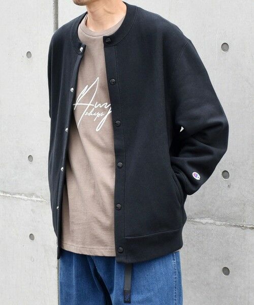 SHIPS / シップス カーディガン・ボレロ | 【SHIPS any別注】Champion: リバースウィーブ(R) クルーネック カーディガン◇ | 詳細19