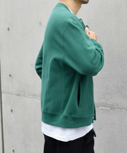 SHIPS / シップス カーディガン・ボレロ | 【SHIPS any別注】Champion: リバースウィーブ(R) クルーネック カーディガン◇ | 詳細27