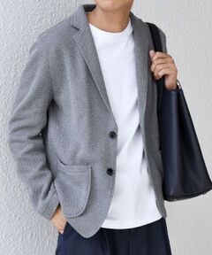 SHIPS / シップス テーラードジャケット | SHIPS any:〈洗濯機可能〉TEXBRID(R) タックハニカム ニッティング ジャケット 25AW◇