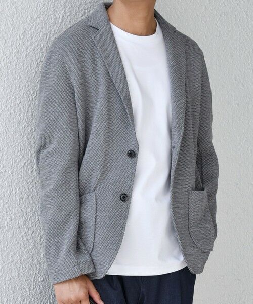 SHIPS / シップス テーラードジャケット | SHIPS any:〈洗濯機可能〉TEXBRID(R) タックハニカム ニッティング ジャケット 25AW◇ | 詳細6