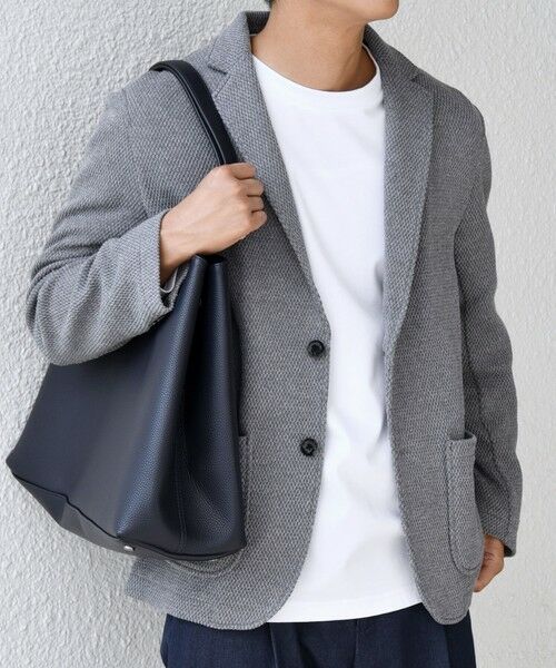 SHIPS / シップス テーラードジャケット | SHIPS any:〈洗濯機可能〉TEXBRID(R) タックハニカム ニッティング ジャケット 25AW◇ | 詳細7