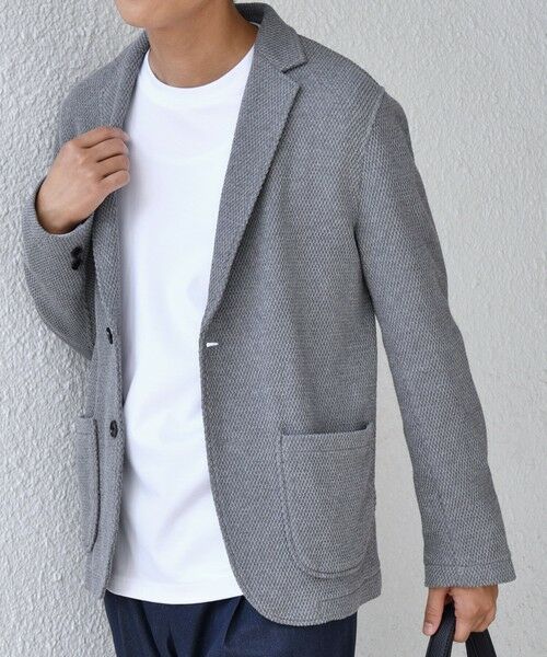 SHIPS / シップス テーラードジャケット | SHIPS any:〈洗濯機可能〉TEXBRID(R) タックハニカム ニッティング ジャケット 25AW◇ | 詳細4