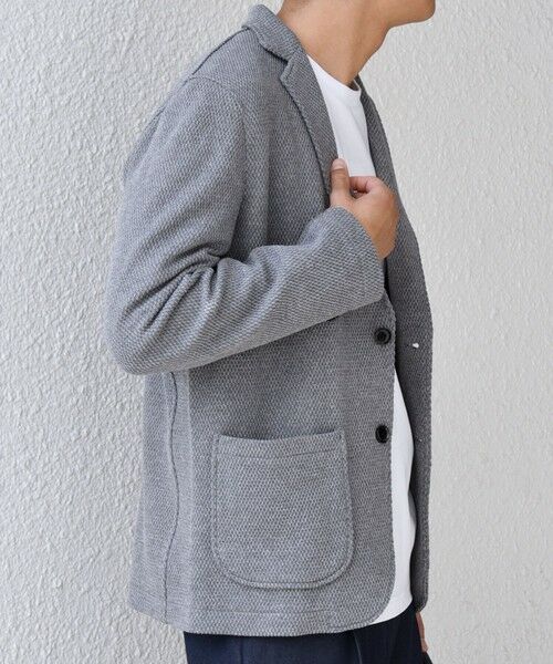 SHIPS / シップス テーラードジャケット | SHIPS any:〈洗濯機可能〉TEXBRID(R) タックハニカム ニッティング ジャケット 25AW◇ | 詳細5