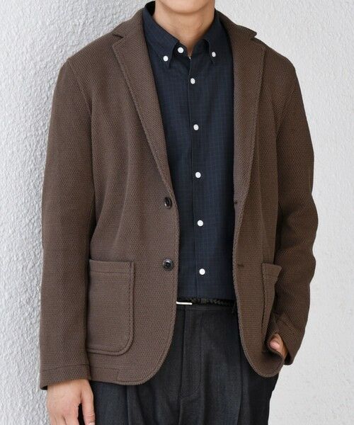 SHIPS / シップス テーラードジャケット | SHIPS any:〈洗濯機可能〉TEXBRID(R) タックハニカム ニッティング ジャケット 25AW◇ | 詳細20