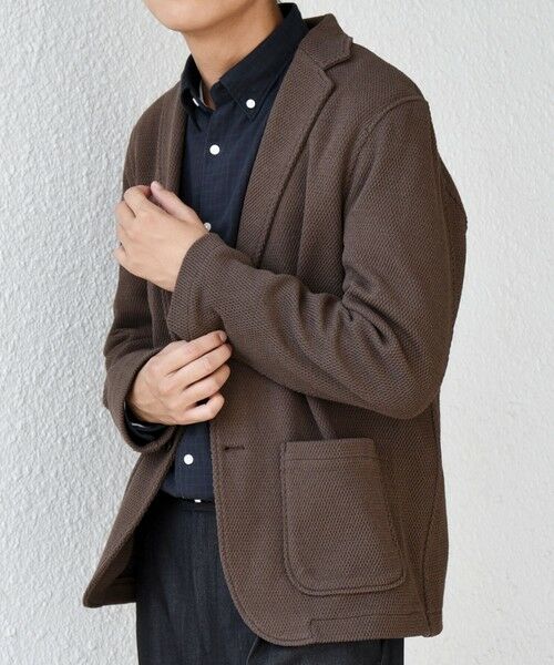 SHIPS / シップス テーラードジャケット | SHIPS any:〈洗濯機可能〉TEXBRID(R) タックハニカム ニッティング ジャケット 25AW◇ | 詳細21