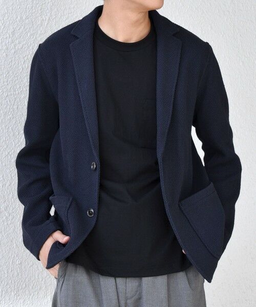 SHIPS / シップス テーラードジャケット | SHIPS any:〈洗濯機可能〉TEXBRID(R) タックハニカム ニッティング ジャケット 25AW◇ | 詳細27