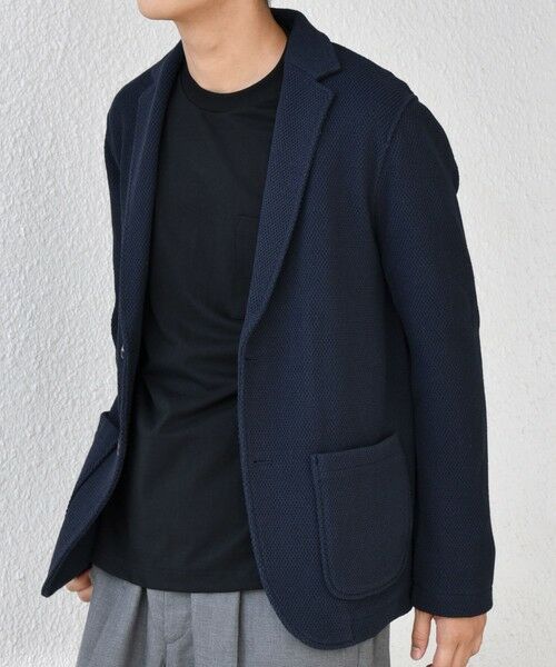 SHIPS / シップス テーラードジャケット | SHIPS any:〈洗濯機可能〉TEXBRID(R) タックハニカム ニッティング ジャケット 25AW◇ | 詳細28