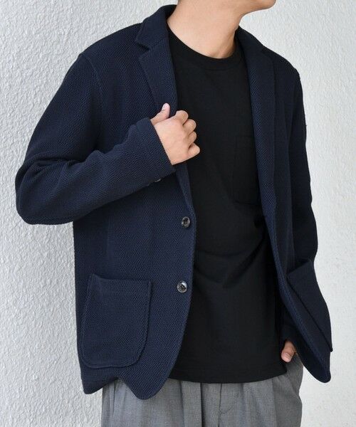 SHIPS / シップス テーラードジャケット | SHIPS any:〈洗濯機可能〉TEXBRID(R) タックハニカム ニッティング ジャケット 25AW◇ | 詳細29