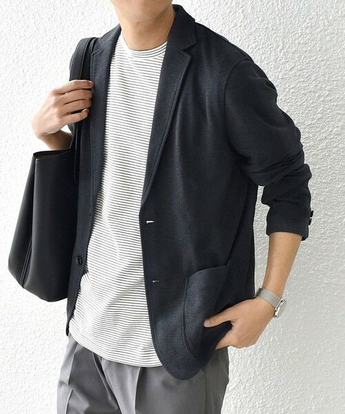 SHIPS / シップス テーラードジャケット | SHIPS any:〈洗濯機可能〉ライト ニット ジャケット 25SS◇ | 詳細11