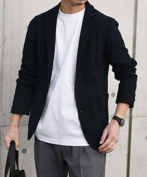 SHIPS / シップス テーラードジャケット | SHIPS any:〈洗濯機可能〉ライト ニット ジャケット 25SS◇ | 詳細20